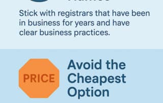 cheap-domain-advice - Website Design For Small Business | Affordable Web Guy cheap-domain-advice infographic