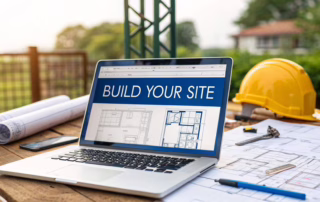 infographic website building traffic